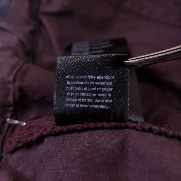 NWT Anthropologie Womens Size Small Jacquie Button Fly Joggers Pants Plaid Plum - Picture 13 of 14